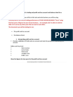 P5: Interpret The Contents of A Trading and Profit and Loss Account and Balance Sheet For A Selected Company