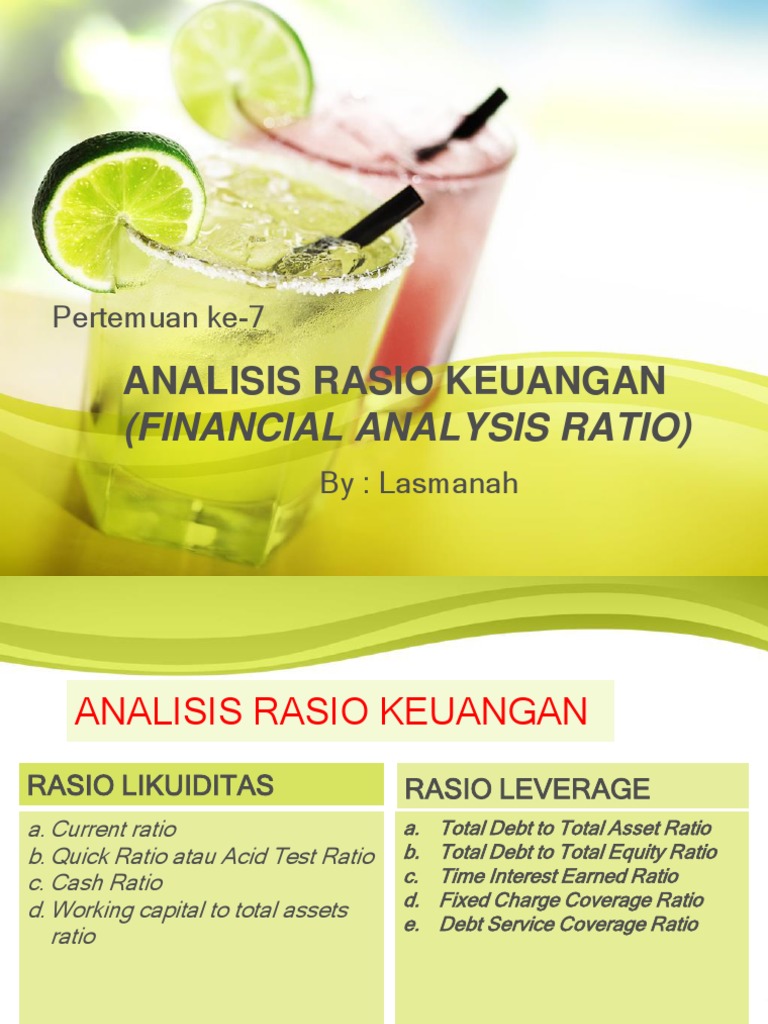 Analisis Rasio Keuangan Perusahaan | PDF | Pengelolaan Keuangan & Uang
