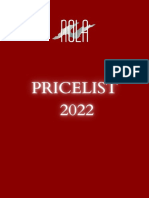Pricelist Nola 2022