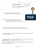 Blood Disorder Genetics Problems