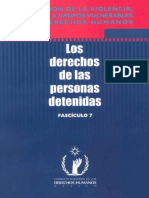 Los Derechos de Las Personas Detenidas