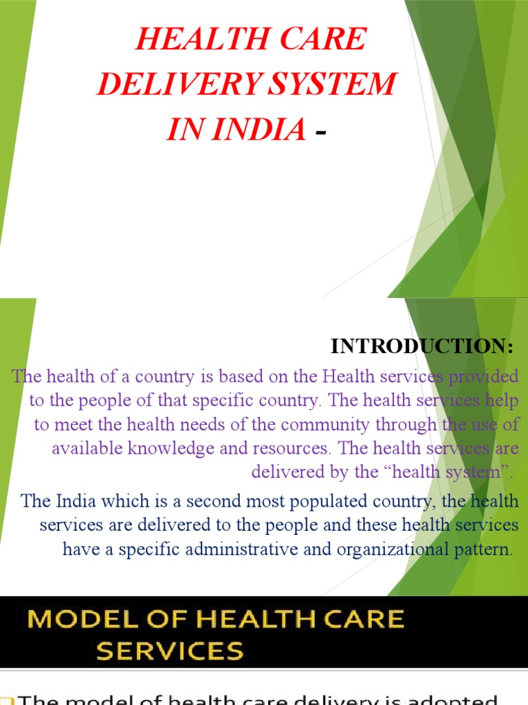Health Care Delivery System in India | PDF | Health Care | Hospital