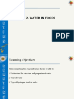 Water in Food