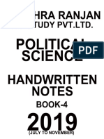 Political Science Handwritten Notes Book-4