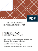 11-BENTUK-BENTUK Kepemilikan Bisnis