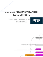 Analisis Penerapan Materi Pada Modul 5