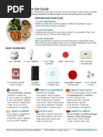 Portion Size Guide: Vegetables Starch Protein