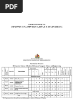 Diploma in Computer Science & Engineering: Scheme of Studies (C-20)