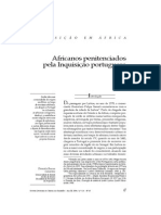 Africanos Penitenciados Pela Inquisição Portuguesa