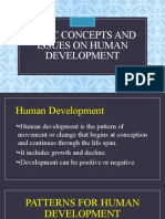 Basic Concepts and Issues On Human Development