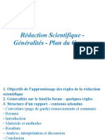 Rédaction Scientifique I