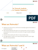 The Network Analysis "Five-Number Summary": Week 03