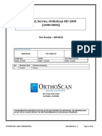Orthoscan Orthoscan Hd Service Manual