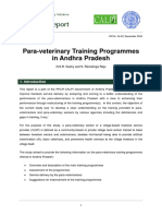 Research Report: Para-Veterinary Training Programmes in Andhra Pradesh