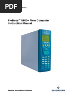 Floboss S600+ Flow Computer Instruction Manual: Part Number D301150X412