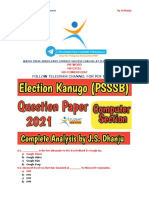 Election Kanugo Question Paper Analysis
