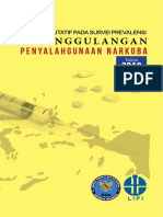 BK0187 Studi Kualitatif Pada Survei Prevalensi Penanggulangan Penyalahgunaan Narkoba TH 2018