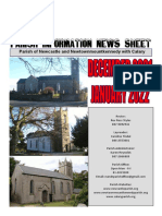 Dec 2021/jan2022 News From Parish of Newcastle & Newtownmountkennedy With Calary, Co. Wicklow, Ireland