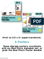 8 Posters: Print On 8.5 X 11" Paper/cardstock
