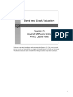 135285595 Bond and Stock Valuation