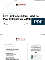 Excel Pivot Tables Tutorial What is a Pivot Table and How to Make One