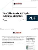 Microsoft Excel Tables - What Are They, How to Make a Table & 13 Tips