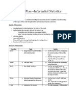 Session Plan - Inferential Stats