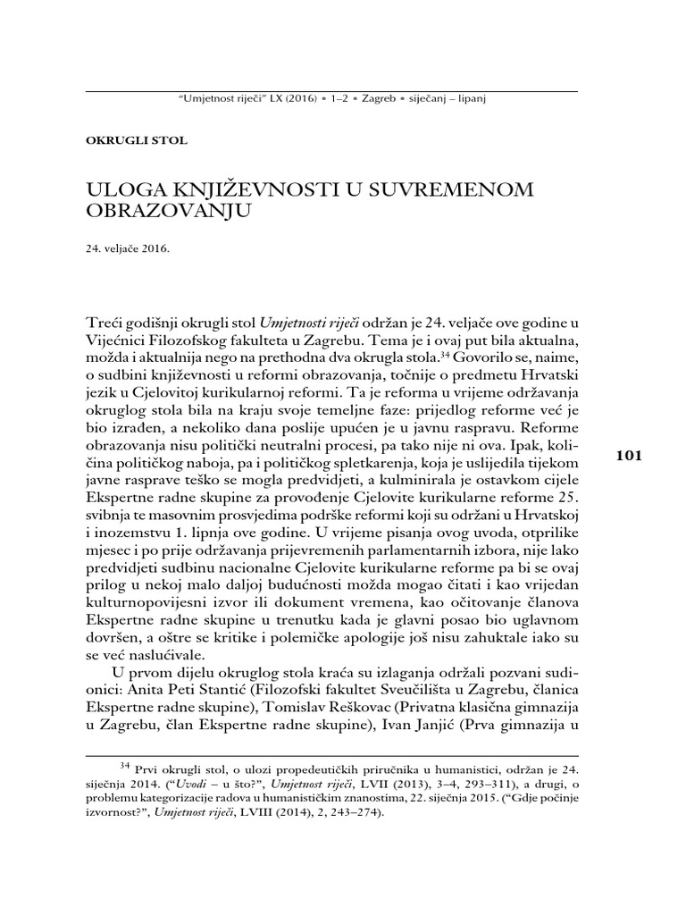 Okrugli Stol | PDF