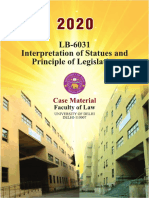 LB-6031 Interpretation of Statutes 2016 - OK