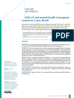 COVID-19 and Mental Health of Pregnant Women in Ceará, Brazil