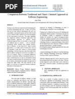 Comparison Between Traditional and Object - Oriented Approach in Software Engineering