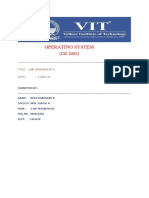 Operating System: Title: Lab Assessment 5 Date: 1-DEC-21