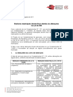 Municípios Precisam Se Adequar Às Alterações Na Lei Do ISS 1