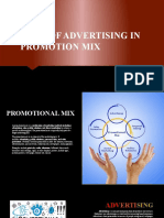 Advertisement Role in Promotional Mix
