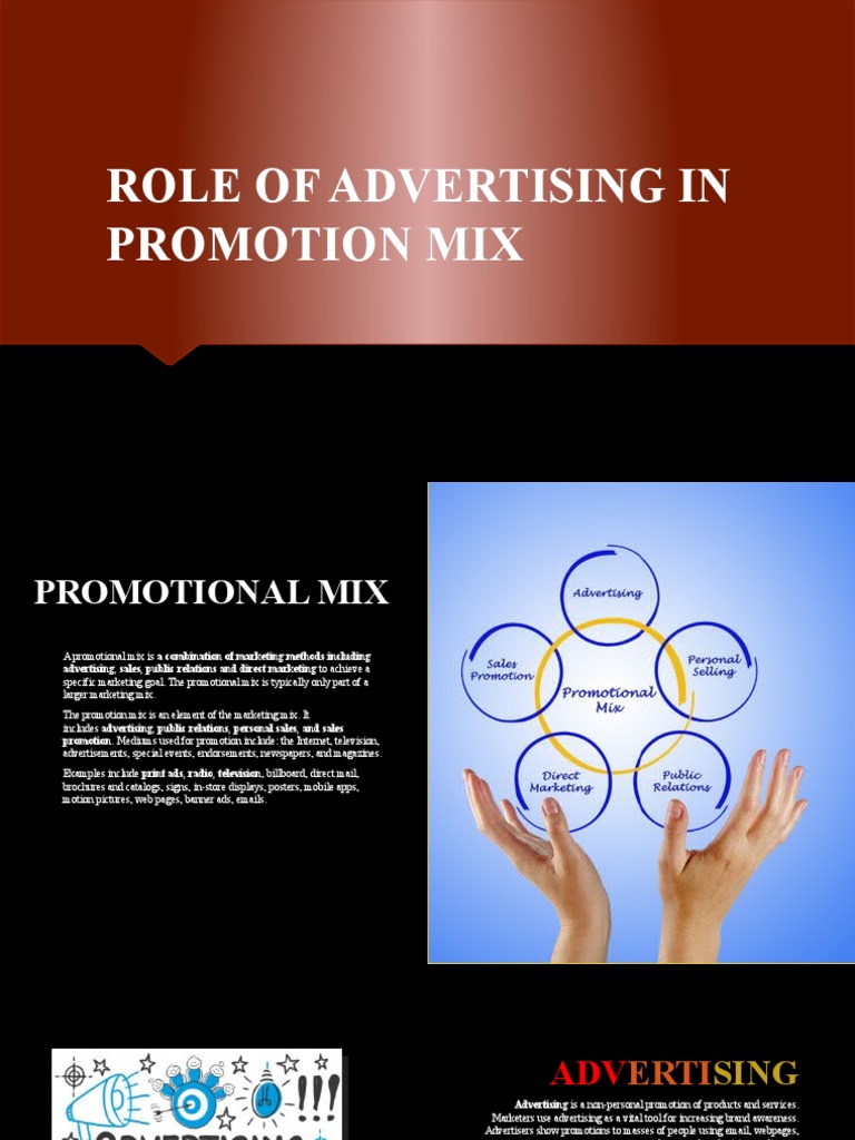 Advertising's Role in Promotion Mix | PDF | Advertising | Marketing