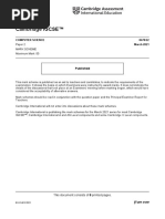 Cambridge IGCSE™: Computer Science 0478/21 | PDF | Computer Programming ...
