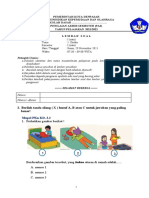 Soal Tematik Tema 1 Kls 1