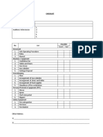Checklist Company/Facility Overview