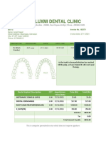 Dental Implant Invoice Anjali