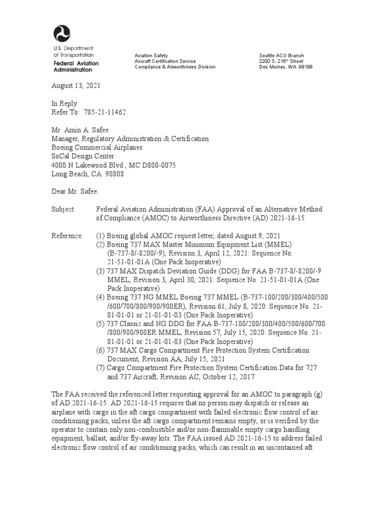 Amoc 7852111462 PDF Federal Aviation Administration Aerospace
