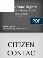 Know Your Rights:: A Citizen's Primer On Law Enforcemen