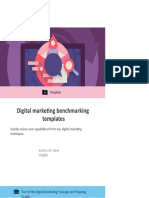 Digital Marketing Benchmarking Templates: Template