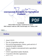 International Standards For Agricultural Products