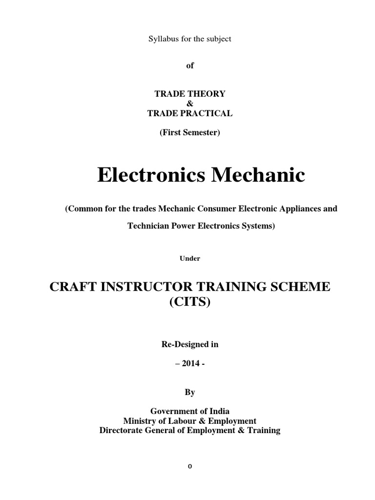 electronics-mechanic-craft-instructor-training-scheme-cits-pdf