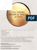 Biology - Cell Theory Timeline