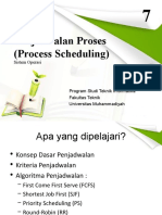 Materi 7 - Penjadwalan Proses