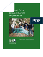 A Parent's Guide To Family Service Opportunities: Clark County School Districts