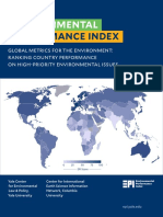 Environmental Performance Index, 2018