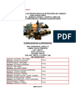 Programa de Perforación JB23-21 - PDV-25 - HORIZONTAL 2017