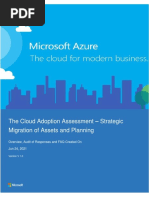 The Cloud Adoption Assessment